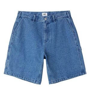 Obey Bigwig Denim Carpenter Short Light Indigo